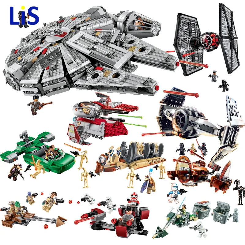 Compatible with Legoinglys Star Wars Building Blocks Bricks Toys Space Starwars Action Figures Trooper Fighter Toys New Gitfs
Compatible with Legoinglys Star Wars Building Blocks Bricks Toys Space Starwars Action Figures Trooper Fighter Toys New Gitfs