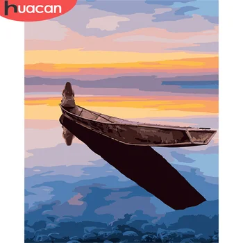 HUACAN Paint By Number Boat Drawing On Canvas Gift DIY Pictures By Numbers Lake Kits Hand Painted Painting Art Home Decor
HUACAN Paint By Number Boat Drawing On Canvas Gift DIY Pictures By Numbers Lake Kits Hand Painted Painting Art Home Decor