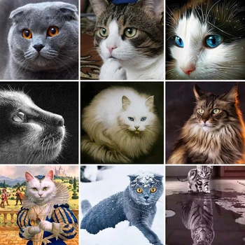 50x50 Full Square Diamond Painting cat 5D DIY Animal Embroidery Cross Stitch Kit Handmade Gift Wall Stickers Home Decoration
50x50 Full Square Diamond Painting cat 5D DIY Animal Embroidery Cross Stitch Kit Handmade Gift Wall Stickers Home Decoration