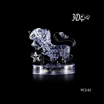 3D Crystal Puzzle Leo Constellation Model With LED Flashing Light Jigsaw Assembly DIY Blocks Children Birthday Gift Y4UD
3D Crystal Puzzle Leo Constellation Model With LED Flashing Light Jigsaw Assembly DIY Blocks Children Birthday Gift Y4UD