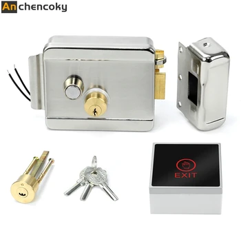 Anchencoky 12V Metal Electric gate Lock with Double Cylinder Locks 3A Power Supply Control with Exit Button Function Door Lock
Anchencoky 12V Metal Electric gate Lock with Double Cylinder Locks 3A Power Supply Control with Exit Button Function Door Lock