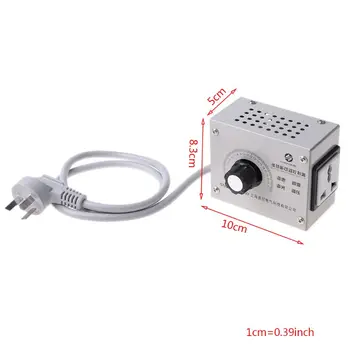 WBT-4000W 220V Variable Voltage Controller For Fan Speed Motor Control Dimmer Speed Temperature Voltage Adjustment
WBT-4000W 220V Variable Voltage Controller For Fan Speed Motor Control Dimmer Speed Temperature Voltage Adjustment