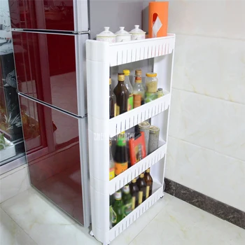 Kitchen Plastic Movable Shelf Slot Storage Rack Refrigerator Gap Organizing Folding Three-Layer Crevice Seam Storage Shelf
Kitchen Plastic Movable Shelf Slot Storage Rack Refrigerator Gap Organizing Folding Three-Layer Crevice Seam Storage Shelf