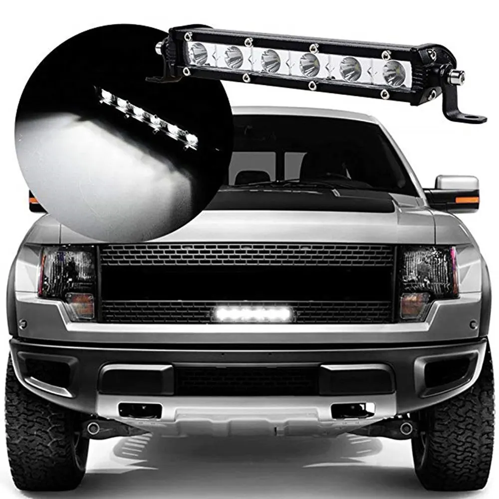 18W 6LED Work Light Bar Offroad LED Bar Motorcycle LED Bar For 4X4 4WD Truck ATV SUV Offroad Car Motorcycle
18W 6LED Work Light Bar Offroad LED Bar Motorcycle LED Bar For 4X4 4WD Truck ATV SUV Offroad Car Motorcycle