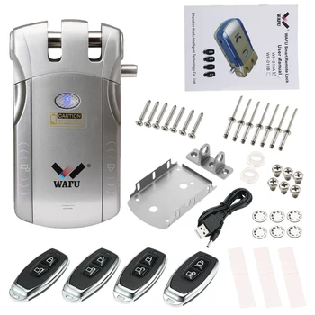 Electric Lock Invisible Remote Control Easy Install Intelligent Home Mini Wireless Touch Keyless Door Stable Security Zinc Alloy
Electric Lock Invisible Remote Control Easy Install Intelligent Home Mini Wireless Touch Keyless Door Stable Security Zinc Alloy