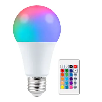 E26/E27 RGB LED Smart Bulb Light RGB Changeable Dimmable Remote Control Atmosphere Light With IR Remote Control+Memory Mode
E26/E27 RGB LED Smart Bulb Light RGB Changeable Dimmable Remote Control Atmosphere Light With IR Remote Control+Memory Mode