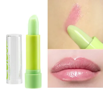 Natural Healthy Moisture Magic Lipstick Temperature Change Color Green Turn Into Pink Anti-aging Protection Lip Balm TSLM1
Natural Healthy Moisture Magic Lipstick Temperature Change Color Green Turn Into Pink Anti-aging Protection Lip Balm TSLM1