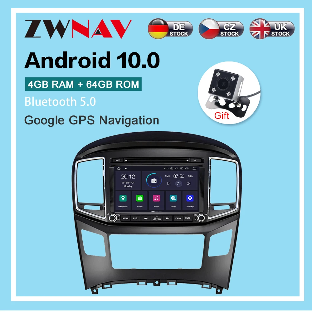 Carplay Android 10 screen car Multimedia DVD Player for Hyundai H1 2016-2018 BT GPS Navigation Auto Radio Audio Stereo Head unit
Carplay Android 10 screen car Multimedia DVD Player for Hyundai H1 2016-2018 BT GPS Navigation Auto Radio Audio Stereo Head unit