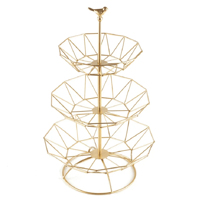 Household 3 Tier Fruit Plate Countertop Metal Fruit Basket Vintage Style Tray Stand Storage Basket Kitchen Fruit Basket Decor
Household 3 Tier Fruit Plate Countertop Metal Fruit Basket Vintage Style Tray Stand Storage Basket Kitchen Fruit Basket Decor
