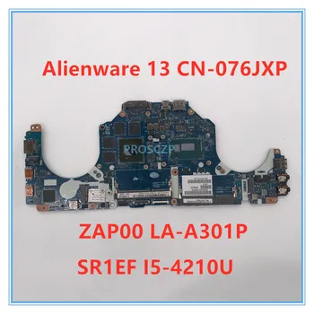 High quality For Alienware 13 Laptop motherboard CN-076JXP 076JXP 76JXP ZAP00 LA-A301P With SR1EF I5-4210U CPU 100% working well
High quality For Alienware 13 Laptop motherboard CN-076JXP 076JXP 76JXP ZAP00 LA-A301P With SR1EF I5-4210U CPU 100% working well