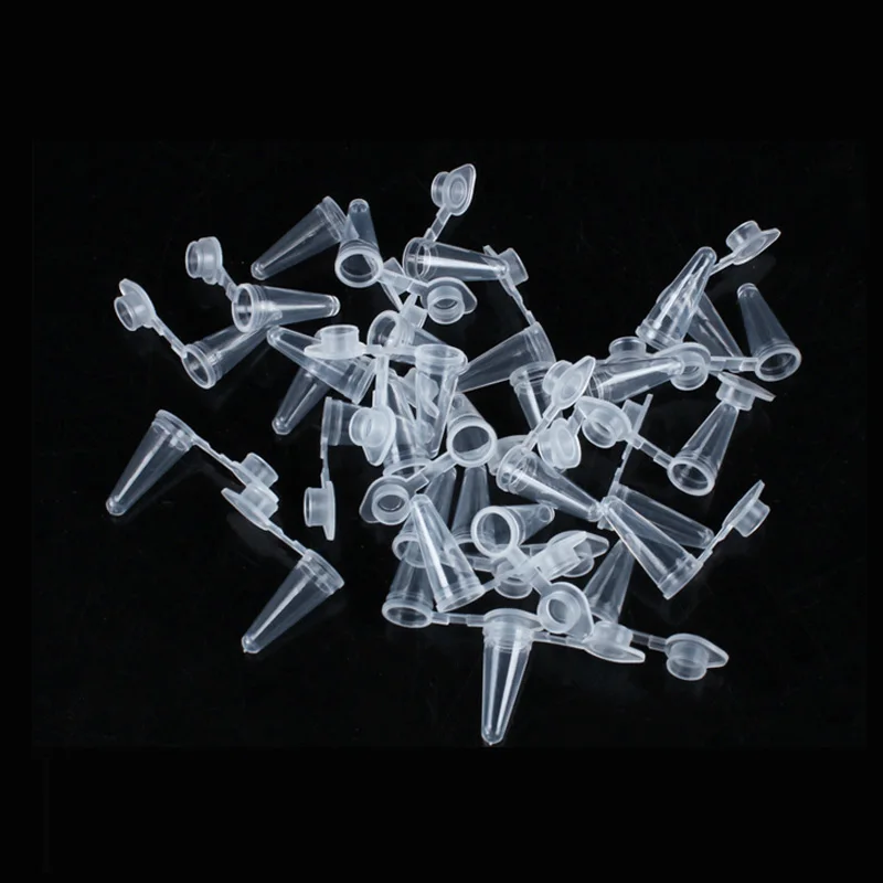 Micro 0.1Ml Centrifuge Tube 100ul Test Tubes Transparent Plastic Container Science Laboratory Accessories Lid | Канцтовары для