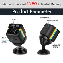 SQ11 WiFi Wireless Monitoring Mini Camera Cloud Storage Bidirectional Voice Remote Network Monitoring 1080p Camera Night Vision
SQ11 WiFi Wireless Monitoring Mini Camera Cloud Storage Bidirectional Voice Remote Network Monitoring 1080p Camera Night Vision