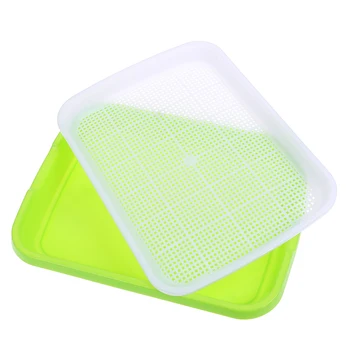 Plastic Seedling Tray PP Double-Layer Seedling Nursery Tray Hydroponics Basket 1PC
Plastic Seedling Tray PP Double-Layer Seedling Nursery Tray Hydroponics Basket 1PC