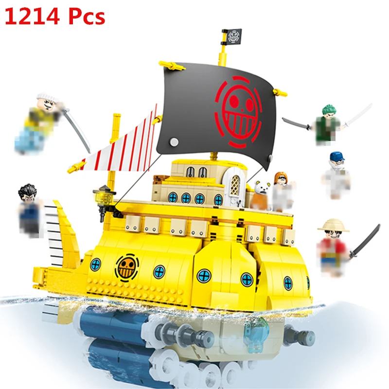 ONE PIECE Trafalgar-law's Submarine Dive Pirate Ship Building Blocks Kit Bricks Classic Movie Model Kids Toys For Children Gift
ONE PIECE Trafalgar-law's Submarine Dive Pirate Ship Building Blocks Kit Bricks Classic Movie Model Kids Toys For Children Gift
