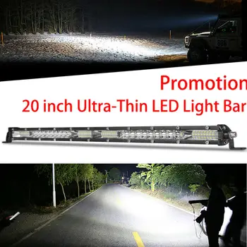 1 Piece Car LED Light Bar 20-Inch Ultra-Thin 52LED Light Bar Combo Beam Lamp Waterproof For ATV 12V 24V
1 Piece Car LED Light Bar 20-Inch Ultra-Thin 52LED Light Bar Combo Beam Lamp Waterproof For ATV 12V 24V