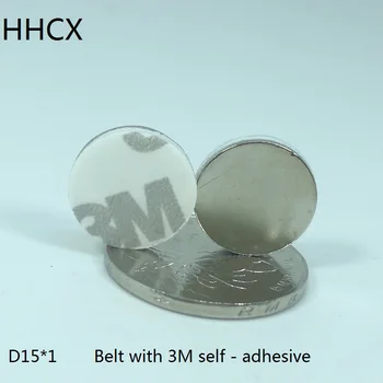 10pcs/lot Disk magnet 15x1 N35 Strong Disc NdFeB Magnet 15*1 Belt with 3M self - adhesive Neodymium Magnets for speaker
10pcs/lot Disk magnet 15x1 N35 Strong Disc NdFeB Magnet 15*1 Belt with 3M self - adhesive Neodymium Magnets for speaker