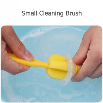 Yellow Soft Sponge Baby Wide Standard Caliber Pacifier Brush Sponge Infant Bottle Brush Elastic Sponges Head Scratch Proof 1pcs
Yellow Soft Sponge Baby Wide Standard Caliber Pacifier Brush Sponge Infant Bottle Brush Elastic Sponges Head Scratch Proof 1pcs