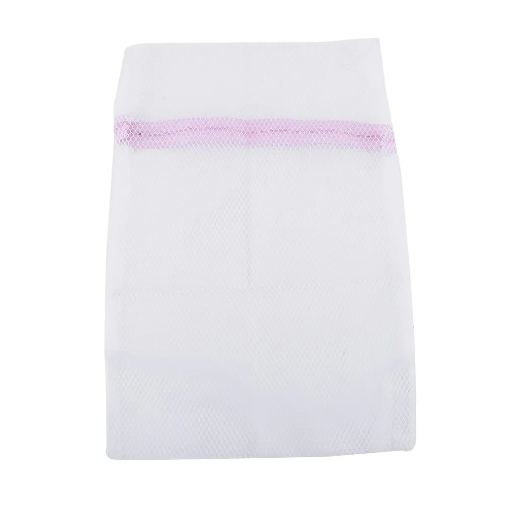 

2 Size Zippered Mesh Laundry Wash Bags Delicates Lingerie Bra Socks Underwear Washing Foldable Machine Clothes Protection Net