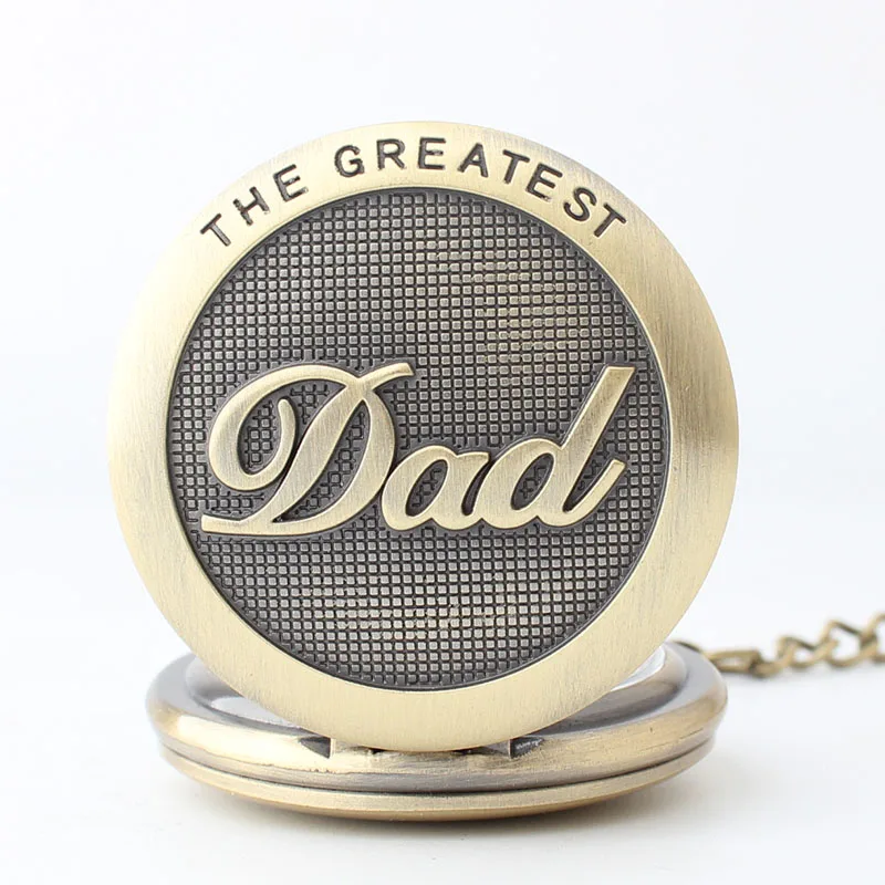 Pocket Watch Bronze The Greatest DAD Quartz Pocket Watch With Belt Watch Chain Xmas Watch Gift Men/Women
Pocket Watch Bronze The Greatest DAD Quartz Pocket Watch With Belt Watch Chain Xmas Watch Gift Men/Women