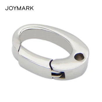 15*9.5mm Oval Smooth Stainless Steel Spring Lock Clasps For DIY Bracelet Necklace Jewelry Findings 10pcs/lot BXGC-182
15*9.5mm Oval Smooth Stainless Steel Spring Lock Clasps For DIY Bracelet Necklace Jewelry Findings 10pcs/lot BXGC-182