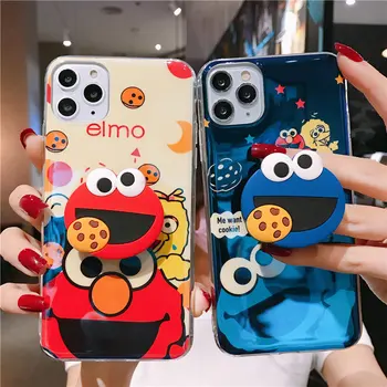 Cute Cookie Monsters Elmo Cover Case iphone 11 6s 7 8 Puls X XR XS Max Etui hood for fundas Huawei P40Pro P30 Nova6 nova5 Holder
Cute Cookie Monsters Elmo Cover Case iphone 11 6s 7 8 Puls X XR XS Max Etui hood for fundas Huawei P40Pro P30 Nova6 nova5 Holder
