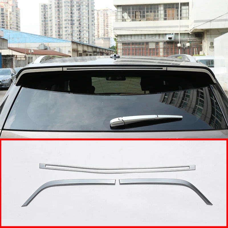 For Land Rover Discovery Sport 2015- 2017 Car Styling Accessories ABS Chrome Automobile Tail Cover Trim Decoration 
For Land Rover Discovery Sport 2015- 2017 Car Styling Accessories ABS Chrome Automobile Tail Cover Trim Decoration
