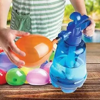 Blue Children's Innovative Water Balloon Portable Filling Station 3 In 1 Pump Spray Bottle Manual Water Inflation Ball Toy Ballo 
Blue Children's Innovative Water Balloon Portable Filling Station 3 In 1 Pump Spray Bottle Manual Water Inflation Ball Toy Ballo