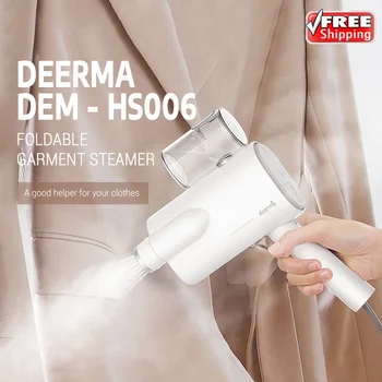 Deerma DEM-HS006/SH011 Foldable Garment Steamer Handheld Steam Iron Sterilization Household Small Clothes Wrinkle Remover
Deerma DEM-HS006/SH011 Foldable Garment Steamer Handheld Steam Iron Sterilization Household Small Clothes Wrinkle Remover