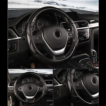 Carbon Fiber Car Steering Wheel Cover Dustproof Non-slip Faux Leather 38cm Stitching Durable
Carbon Fiber Car Steering Wheel Cover Dustproof Non-slip Faux Leather 38cm Stitching Durable