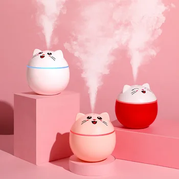 300ml Cat Ultrasonic Air Humidifier Cute Mini Car Home Mist Maker with LED Lights Portable Office Air Purifier Aroma Diffuser
300ml Cat Ultrasonic Air Humidifier Cute Mini Car Home Mist Maker with LED Lights Portable Office Air Purifier Aroma Diffuser