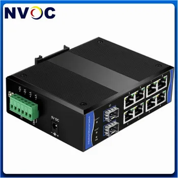 100M 2SFP SLot+10/100M 8Port RJ45 Managed Megabit Industrial Fiber Media Converter,100M Managed SFP Industrial Switch
100M 2SFP SLot+10/100M 8Port RJ45 Managed Megabit Industrial Fiber Media Converter,100M Managed SFP Industrial Switch