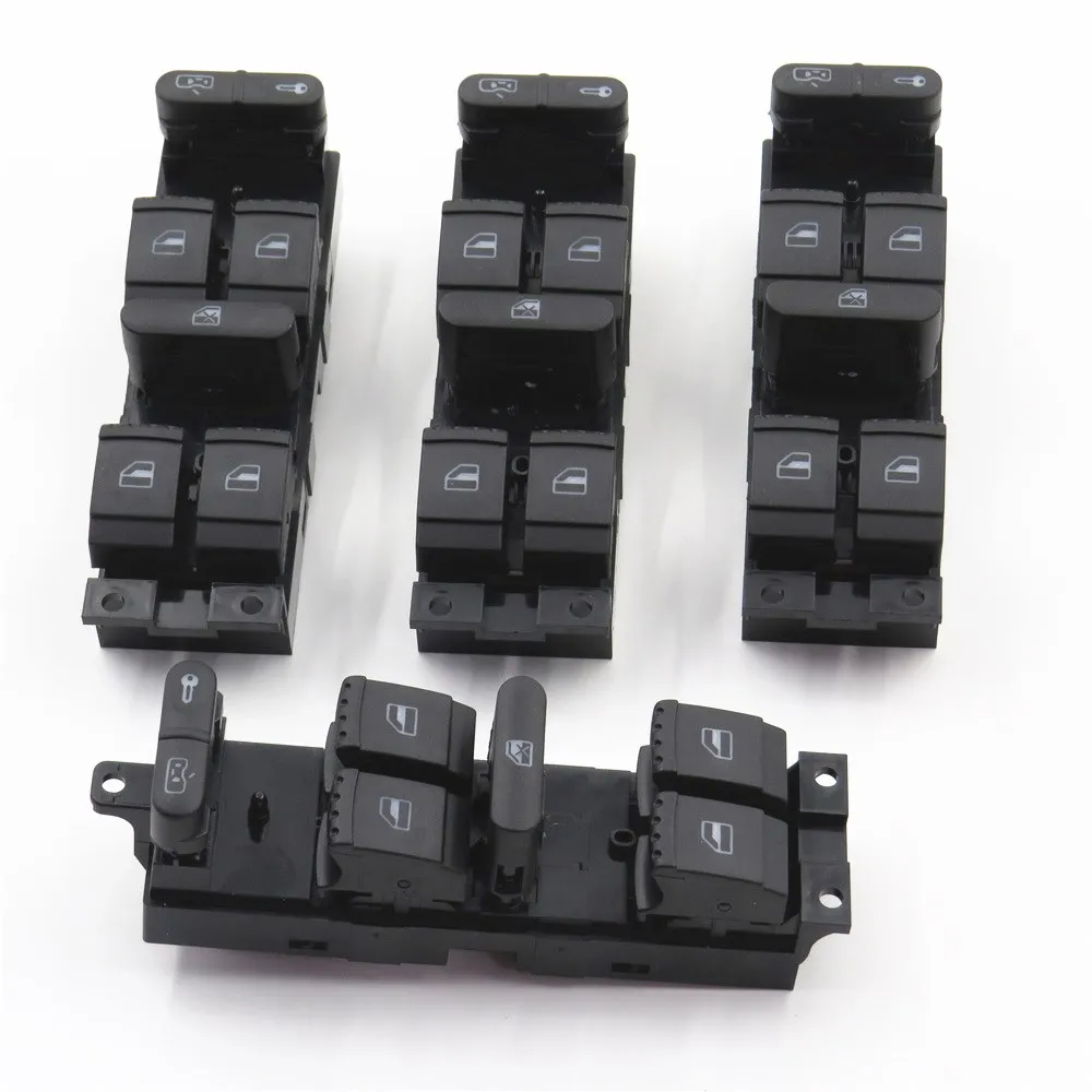 4 Pcs Car Interior Driver Side Master Window Switch For VW Golf Jetta Bora Passat Seat Leon Toledo 1J4959857D 1J4959857B
4 Pcs Car Interior Driver Side Master Window Switch For VW Golf Jetta Bora Passat Seat Leon Toledo 1J4959857D 1J4959857B