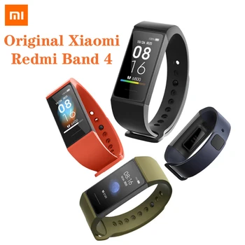 Original Xiaomi Redmi Band 4 Smart HeartRate Fitness Sport Tracker Bluetooth5.0 Waterproof Bracelet Touch Color Screen Wristband
Original Xiaomi Redmi Band 4 Smart HeartRate Fitness Sport Tracker Bluetooth5.0 Waterproof Bracelet Touch Color Screen Wristband