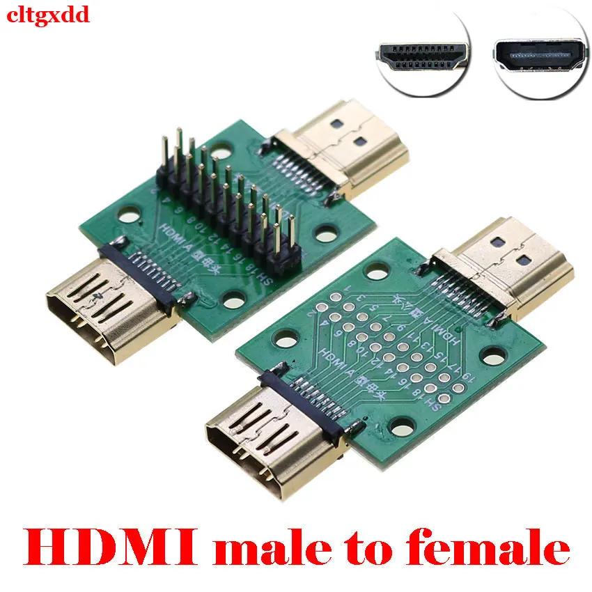 1 PCSHDMI-compatiblmale to female test board connector, with board PCB 2.54mm pitch 19 / 20pin DP HD circuit board adapter board
1 PCSHDMI-compatiblmale to female test board connector, with board PCB 2.54mm pitch 19 / 20pin DP HD circuit board adapter board
