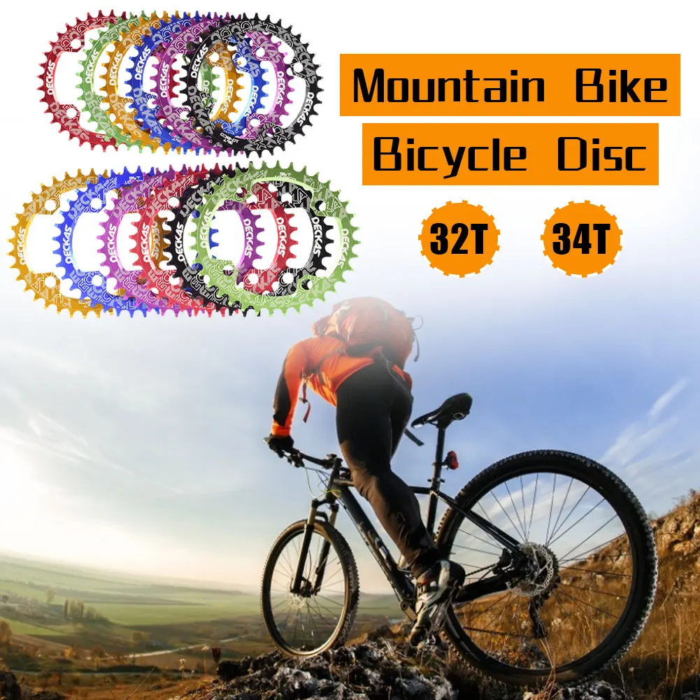 104Bcd Positive And Negative Tooth Disc Round Narrow Wide Sprocket Mountain Bike 32T 34T Crank Tooth Disc Bicycle Accessories
104Bcd Positive And Negative Tooth Disc Round Narrow Wide Sprocket Mountain Bike 32T 34T Crank Tooth Disc Bicycle Accessories