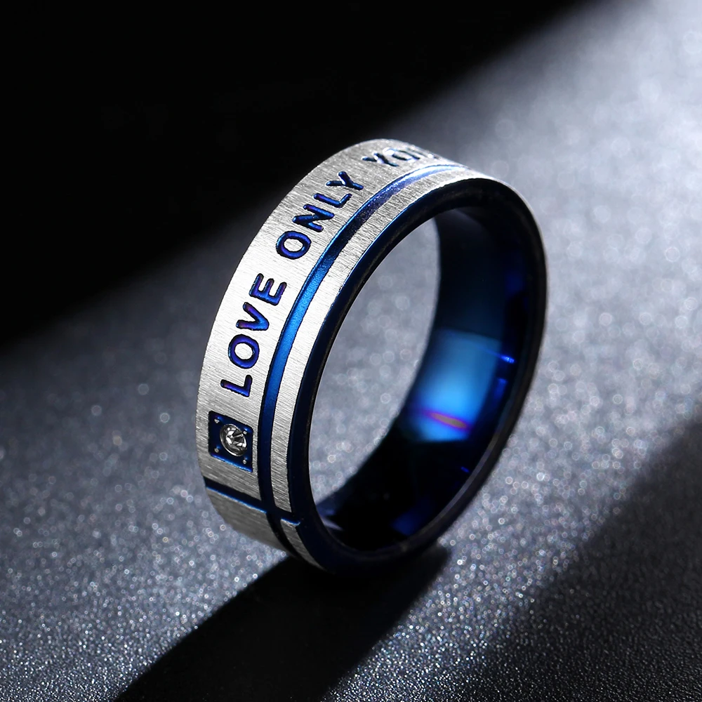 Мужское и женское кольцо из нержавеющей стали 316L 6 мм | Украшения аксессуары