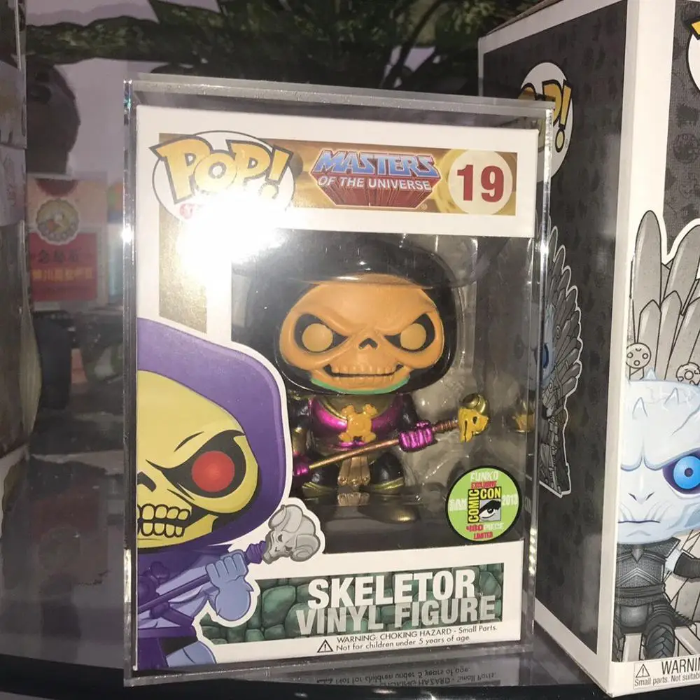 2013 SDCC Rare Official Funko pop Master Of The Universe - Metallic Skeletor Grail Vinyl Action Figure Collectible Model Toy
2013 SDCC Rare Official Funko pop Master Of The Universe - Metallic Skeletor Grail Vinyl Action Figure Collectible Model Toy