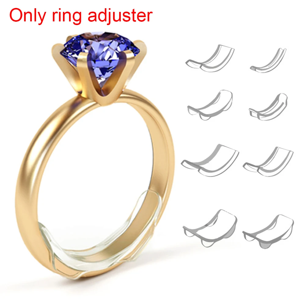 8pcs/set Smooth Invisible Jewelry Tightener Soft TPU Ring Adjuster Clear Resizer Non Toxic Guard Parts Size Reducer Tools
8pcs/set Smooth Invisible Jewelry Tightener Soft TPU Ring Adjuster Clear Resizer Non Toxic Guard Parts Size Reducer Tools