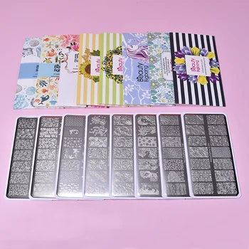 BEAUTYBIGBANG 8PCS Stamping Plates Flower Summer Fruits Leave Theme Rectangle Stamping Plates Set
BEAUTYBIGBANG 8PCS Stamping Plates Flower Summer Fruits Leave Theme Rectangle Stamping Plates Set