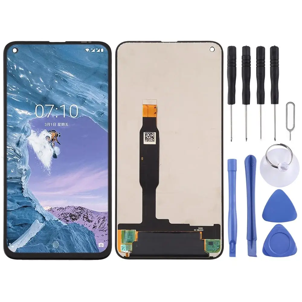 ЖК-экран и дигитайзер полная сборка для Nokia X71 (черный) 
ЖК-экран и дигитайзер полная сборка для Nokia X71 (черный)