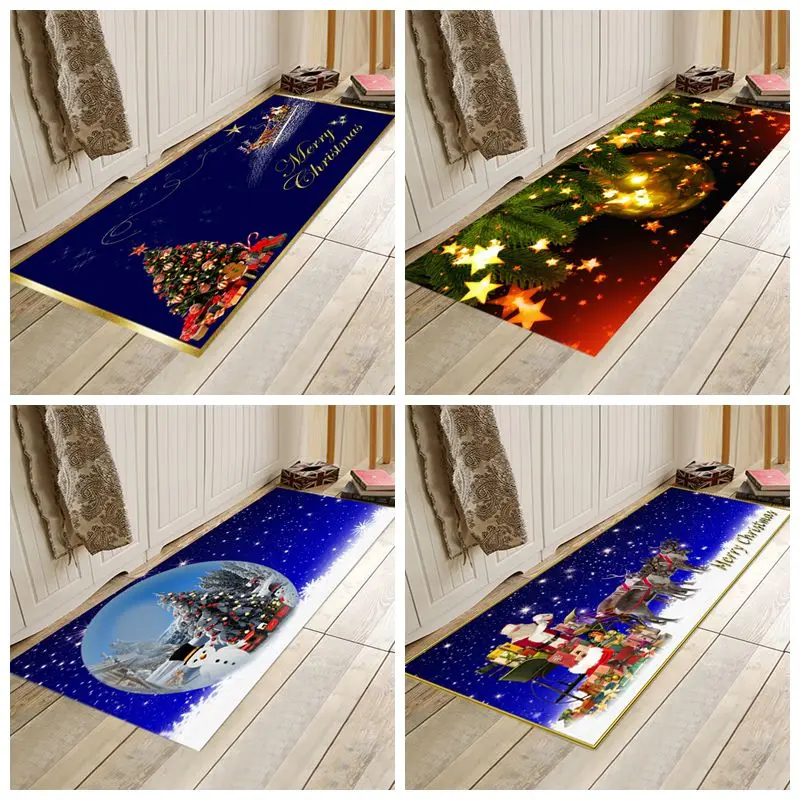 Christmas Kitchen Mat Long Strip Bedroom Entrance Doormat 3D Pattern Floor Decoration Living Room Carpet Bathroom Non-Slip Rug
Christmas Kitchen Mat Long Strip Bedroom Entrance Doormat 3D Pattern Floor Decoration Living Room Carpet Bathroom Non-Slip Rug