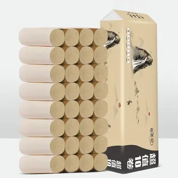 10 rolls of household coreless roll toilet paper high quality household bamboo pulp natural color thickened toilet paper
10 rolls of household coreless roll toilet paper high quality household bamboo pulp natural color thickened toilet paper
