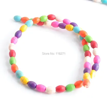 WOJIAER Free Shipping Multicolor Howlite Turquoises Gem Stone 16x12x5mm Spacer Beads Strand 15.5 Inches Jewelry PG502
WOJIAER Free Shipping Multicolor Howlite Turquoises Gem Stone 16x12x5mm Spacer Beads Strand 15.5 Inches Jewelry PG502