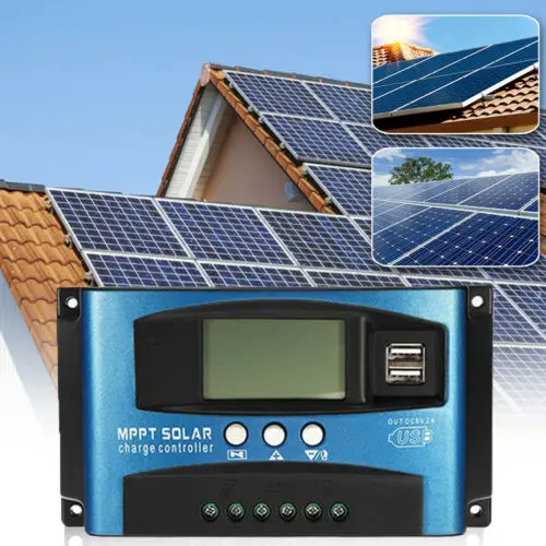 Limit 100 30-100A MPPT Solar Panel Regulator Charge Controller 12V/24V Auto Focus Tracking
Limit 100 30-100A MPPT Solar Panel Regulator Charge Controller 12V/24V Auto Focus Tracking