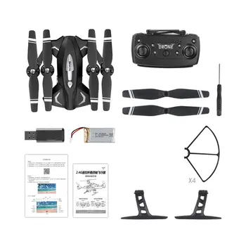 F69 Foldable Arm RC Drone WIFI FPV 1080P/480P Wide Angle HD Camera Altitude Hold Headless Mode RC Helicopter Aircraft
F69 Foldable Arm RC Drone WIFI FPV 1080P/480P Wide Angle HD Camera Altitude Hold Headless Mode RC Helicopter Aircraft