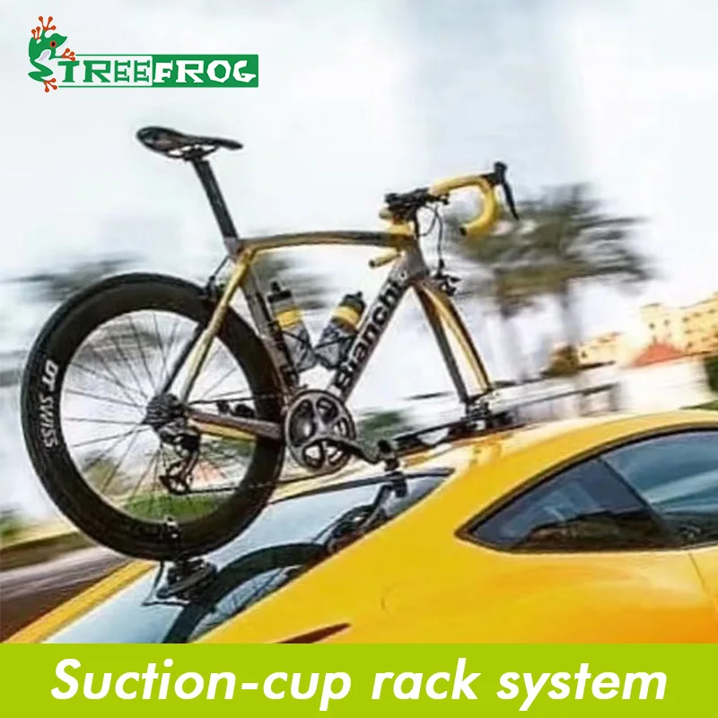 Treefrog велосипедная стойка для автомобилей на крыше вакуумная всасывающая MTB