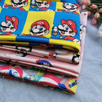 cartoon character print satin fabric,soft polyester satin fabric tissus DIY patchwork for dress material pajamas homemade sewing
cartoon character print satin fabric,soft polyester satin fabric tissus DIY patchwork for dress material pajamas homemade sewing