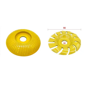 90mm 12-Teeth Wood Carving Shaping Disc Steel 16mm Hole Discs For Angle Grinder Make A Finished Surface.
90mm 12-Teeth Wood Carving Shaping Disc Steel 16mm Hole Discs For Angle Grinder Make A Finished Surface.