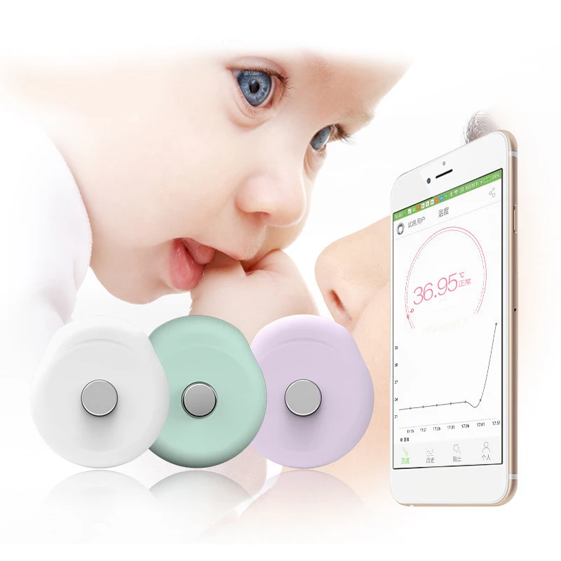 New Body Temperature Baby Temperature Sensor Electronic Bluetooth Thermometer APP Automatic Thermometers Smartphone Thermometer
New Body Temperature Baby Temperature Sensor Electronic Bluetooth Thermometer APP Automatic Thermometers Smartphone Thermometer