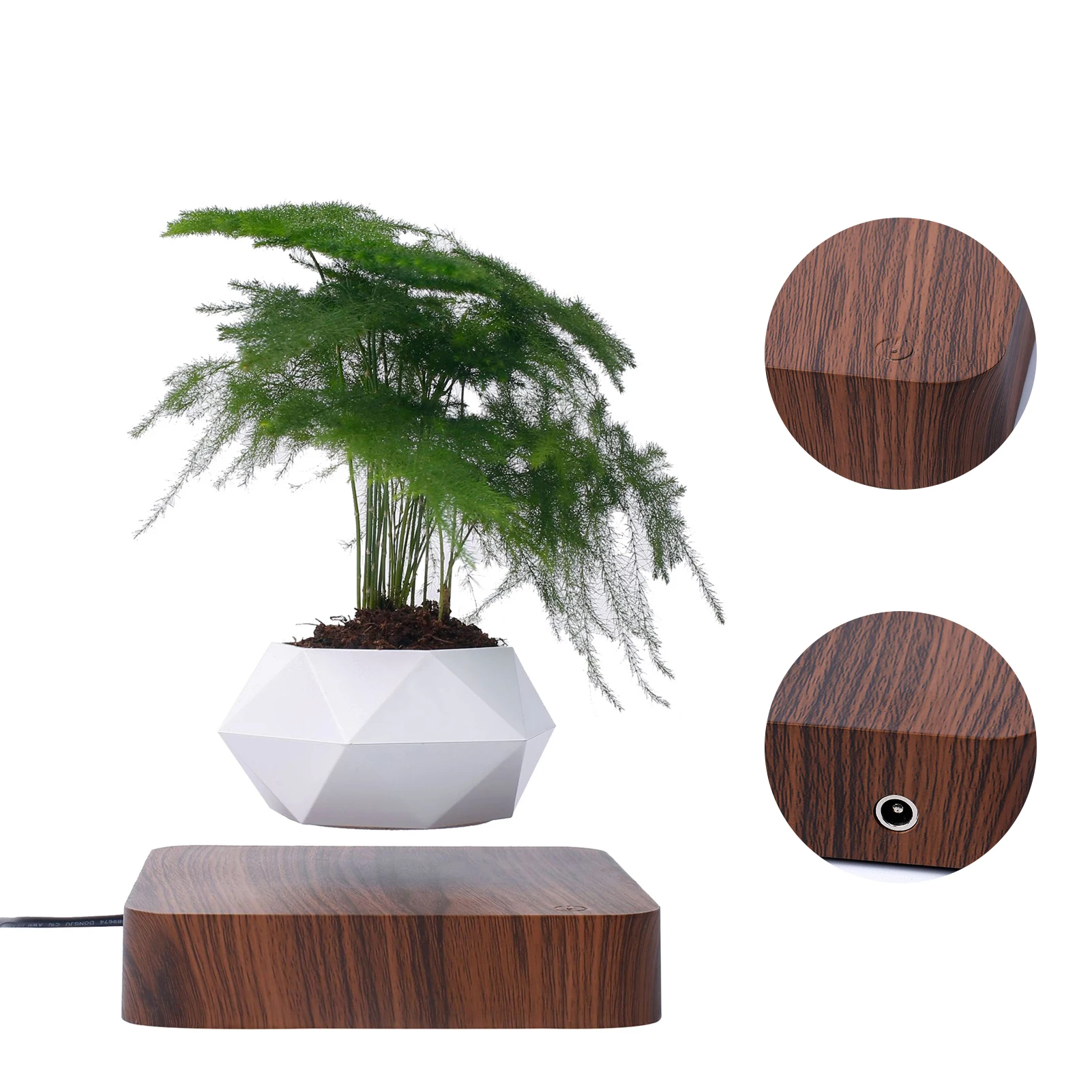 Innovative Magnetic Levitating Air Bonsai Pot Rotation Flower Pot Planters Suspension Floating Pot Planter Pot Home Desk Decor
Innovative Magnetic Levitating Air Bonsai Pot Rotation Flower Pot Planters Suspension Floating Pot Planter Pot Home Desk Decor